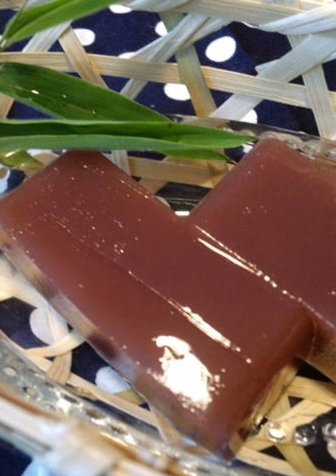 おしるこで水羊羹できました！-レシピのメイン写真