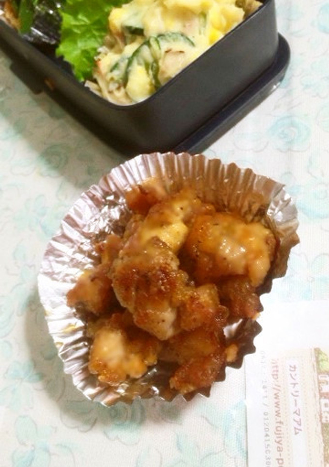 お弁当♡揚げずに蒸し焼き♡やわらか唐揚げ-レシピのメイン写真