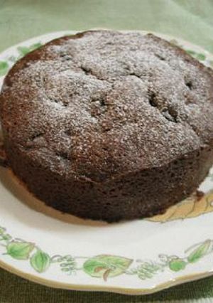 ダブルチョコ＆胡桃のケーキ-レシピのメイン写真