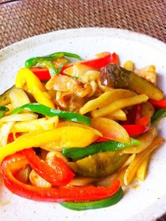 鶏肉と野菜のエスニック炒め-レシピのメイン写真