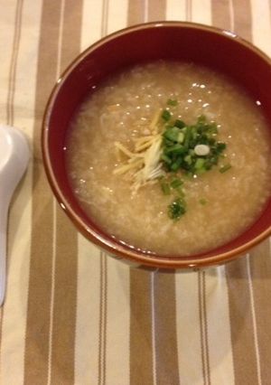 干蝦と干貝柱のお粥-レシピのメイン写真