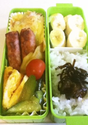 毎日のお弁当 12(ミニキャベグラタン)-レシピのメイン写真