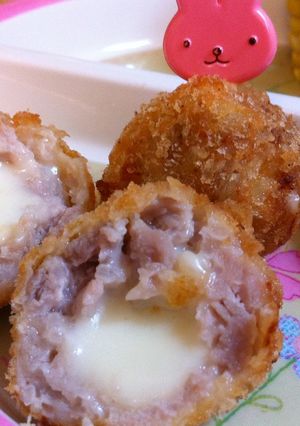塩麹で☆コロコロ肉チーズフライ-レシピのメイン写真