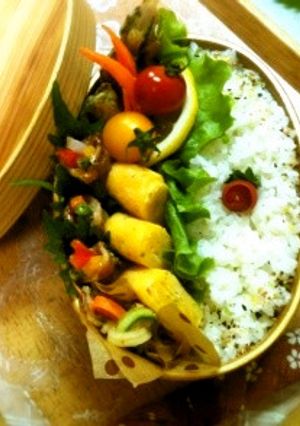 お弁当に！豚肉の５色大葉巻き-レシピのメイン写真