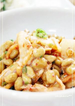 *ごま油香る美味しい納豆キムチ*-レシピのメイン写真