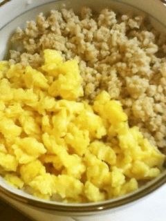 ふっくら鶏そぼろ丼-レシピのメイン写真