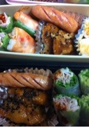 生春巻き弁当-レシピのメイン写真