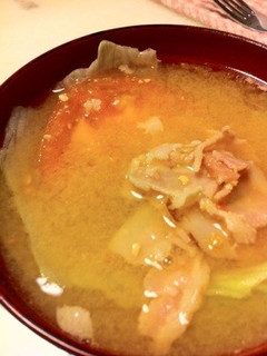 BLT味噌汁-レシピのメイン写真