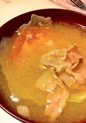 BLT味噌汁-レシピのメイン写真