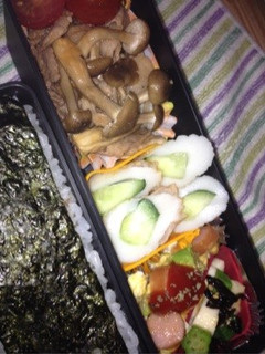 豚肉とキノコのコチジャン炒め弁当☆-レシピのメイン写真