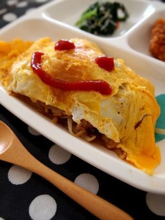 豚肉ともやしのオムレツ-レシピのメイン写真