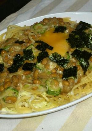 納豆とオクラのパスタ-レシピのメイン写真