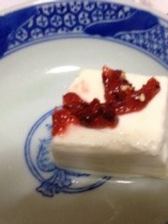 豆腐梅のせ-レシピのメイン写真