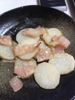 ベーコンと山芋のバター焼き-レシピのメイン写真