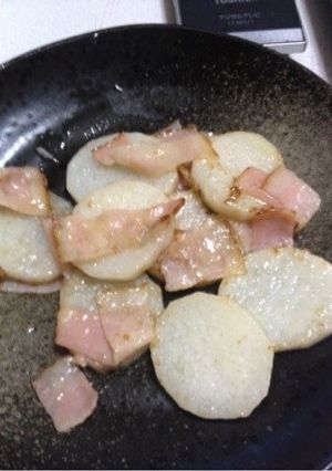 ベーコンと山芋のバター焼き-レシピのメイン写真