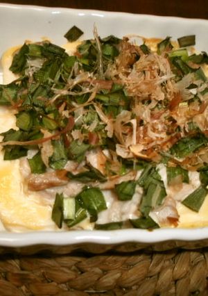 ◎豆腐の豚肉＆ニラ乗せ◆オーブン焼き◎-レシピのメイン写真