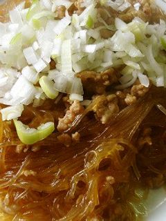 春雨と豚ひき肉の煮込み(^^♪-レシピのメイン写真