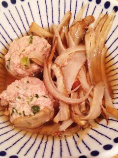 鶏団子と新牛蒡の煮物-レシピのメイン写真