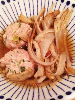 鶏団子と新牛蒡の煮物-レシピのメイン写真
