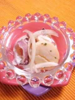 シーフードと玉ねぎのマリネ♪-レシピのメイン写真