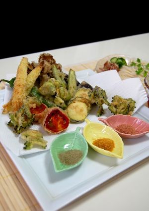 トマト・ヤングコーン～夏野菜の天麩羅-レシピのメイン写真
