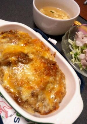 カレーリメイク♪焼きカレー-レシピのメイン写真