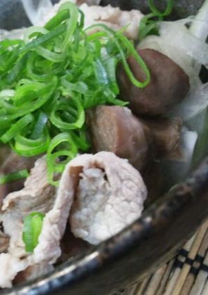 コンビニ風砂ずりと豚しゃぶポン酢-レシピのメイン写真