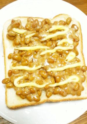 秘密の納豆トースト♪-レシピのメイン写真