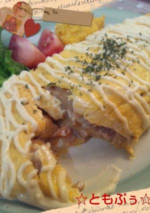 肉じゃがdeとろ～りオムレツ☆リメイク☆-レシピのメイン写真