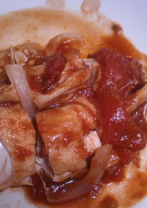 疲労回復♡鶏胸肉のトマト赤ワイン煮-レシピのメイン写真