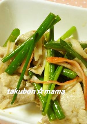 冷しゃぶと小ねぎのさっぱり和え♬-レシピのメイン写真