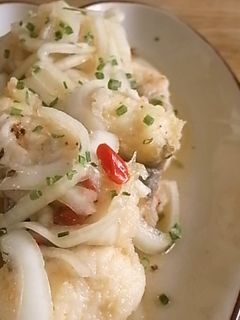 タラのだしポン酢入りあっさり南蛮漬け-レシピのメイン写真