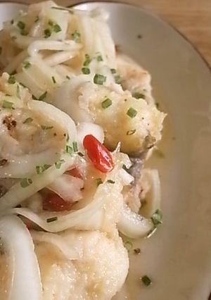 タラのだしポン酢入りあっさり南蛮漬け-レシピのメイン写真