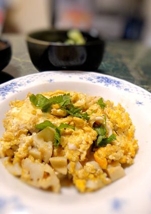 卵のおかず☆レンコンのスクランブルエッグ-レシピのメイン写真