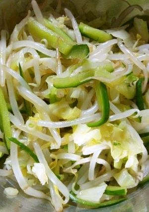給食風♪シンプル野菜のからしあえ-レシピのメイン写真