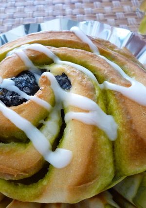 うずまき抹茶黒豆パン-レシピのメイン写真