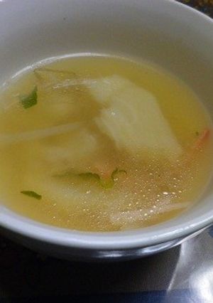 簡単早い・かぶのスープ♪-レシピのメイン写真