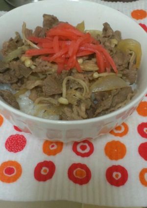 失敗なし!簡単牛丼♪-レシピのメイン写真