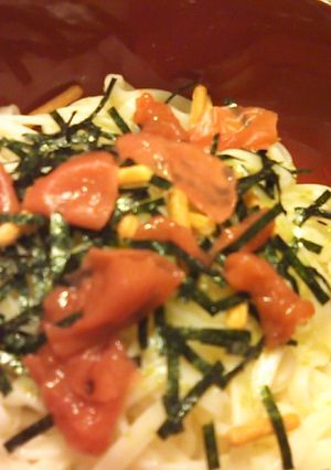 混ぜるだけ!!　簡単☆ひんやり梅うどん-レシピのメイン写真