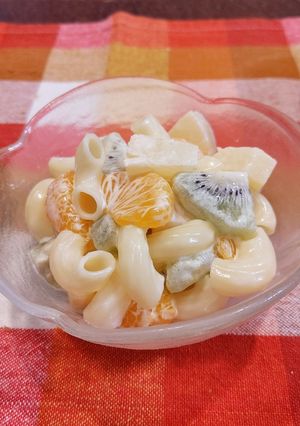 フルーツいっぱいマカロニサラダ-レシピのメイン写真