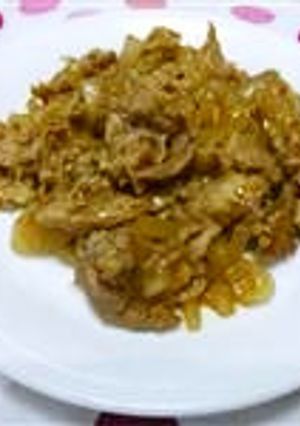 ピリ辛豚肉のしょうが焼き☆-レシピのメイン写真