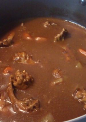 我が家の鶏ガラ入りカレー-レシピのメイン写真