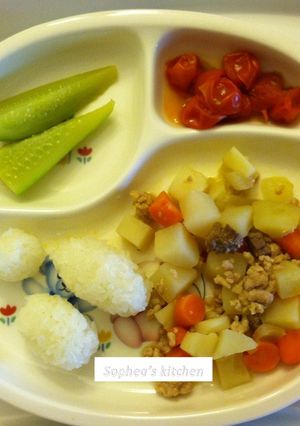 離乳食後期、手づかみに☆ベビーカレー-レシピのメイン写真