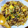 ☆焼き肉のタレで☆ピリ辛チャーハン☆