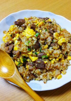 ☆焼き肉のタレで☆ピリ辛チャーハン☆-レシピのメイン写真
