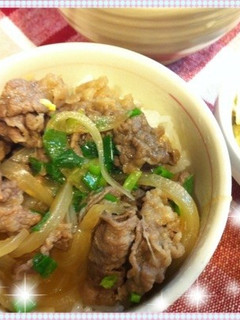 スピード牛丼♪-レシピのメイン写真