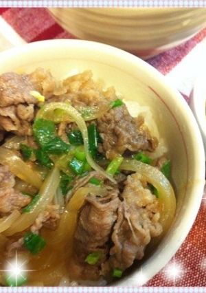 スピード牛丼♪-レシピのメイン写真