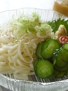昆布茶汁の冷やしうどん-レシピのメイン写真