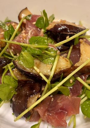 カツオと焼き茄子のサラダ-レシピのメイン写真