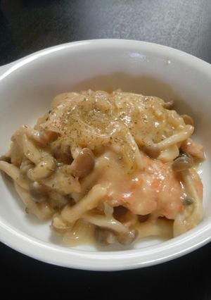 鮭ときのこのとろとろクリーム煮-レシピのメイン写真